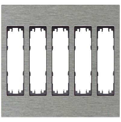 Siemens Aluminium 5 Gang Mounting Plate Aluminium Mounting Frame