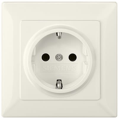 Siemens 5UH10 White Electrical Socket