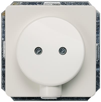 Siemens White 1 Gang Face Plate Thermoplastic Outlet Plate