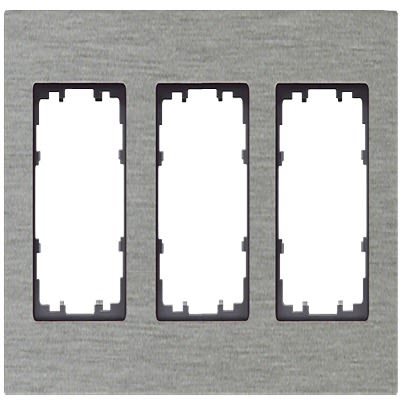 Siemens Aluminium 3 Gang Mounting Plate Aluminium Mounting Frame