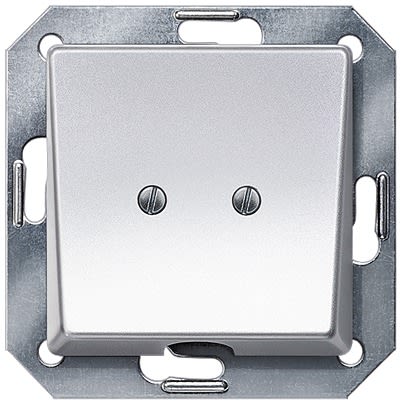 Siemens Aluminium 1 Gang Face Plate Thermoplastic Outlet Plate