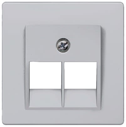 Siemens Aluminium 1 Gang Cover Plate Thermoplastic Cover Plate