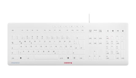 Cherry JK-8502 Wired Wired Keyboard, QWERTZ (German), White