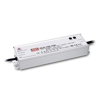 MEAN WELL LED Driver, 12V Output, 150W Output, 12.5A Output, Constant Current / Constant Voltage Dimmable