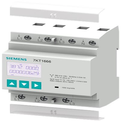 Siemens 3 Phase LCD Energy Meter, Type Energy Meter