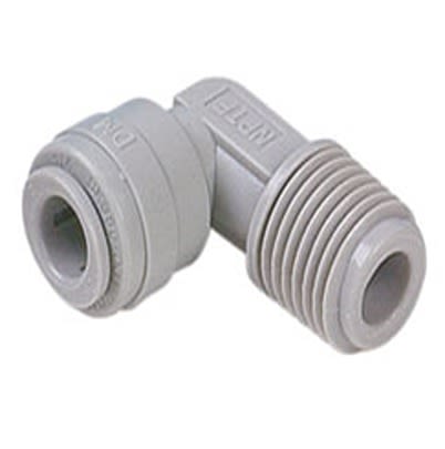 Norgren Pneufit D Series Push-in Fitting, Push In 1/2 in to NPT 1/2, Threaded Connection Style, D24450748
