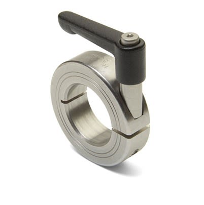 Ruland Shaft Collar, One Piece, Clamp, Bore 23mm, OD 45mm, W 15mm, 303 Stainless Steel