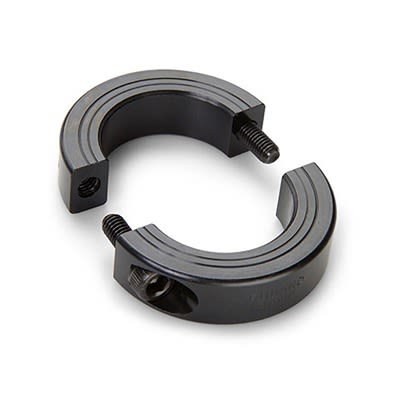 Ruland Shaft Collar, Two Piece, Clamp, Bore 40mm, OD 60mm, W 15mm, Steel