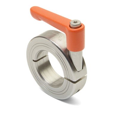 Ruland Shaft Collar, One Piece, Clamp, Bore 20mm, OD 40mm, W 15mm, 303 Stainless Steel