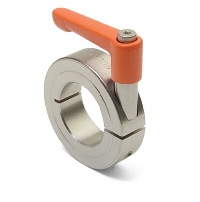 Ruland Shaft Collar, One Piece, Clamp, Bore 40mm, OD 60mm, W 15mm, Stainless Steel 316