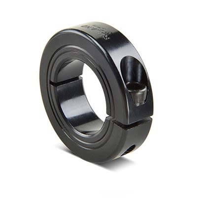 Ruland Shaft Collar, One Piece, Clamp, Bore 80mm, OD 108mm, W 19mm, Steel