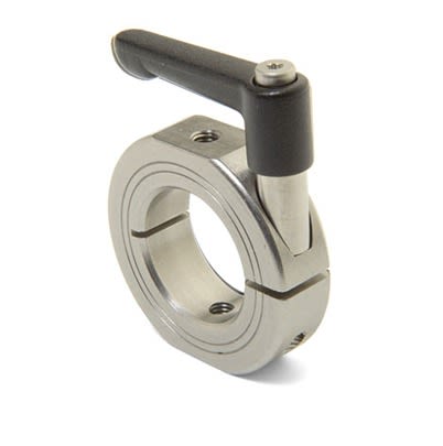 Ruland Shaft Collar, One Piece, Clamp, Bore 12mm, OD 28mm, W 11mm, 303 Stainless Steel