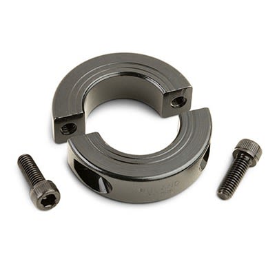 Ruland Shaft Collar, Two Piece, Clamp, Bore 9mm, OD 24mm, W 9mm, Steel