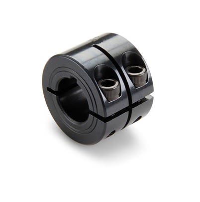 Ruland Shaft Collar, One Piece, Clamp, Bore 10mm, OD 24mm, W 19.6mm, Steel