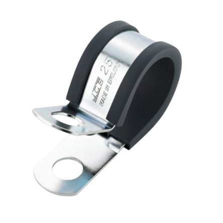 JCS 48mm Black, Zinc-Plated Mild Steel P Clip