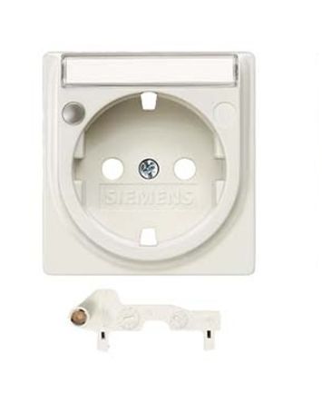 Siemens DELTA White Plug Socket, 16A, Schuko