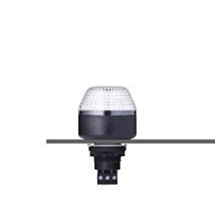 AUER Signal M22 Series Series Clear Steady Beacon, 240 V ac, Panel Mount, LED Bulb, IP65, IP67