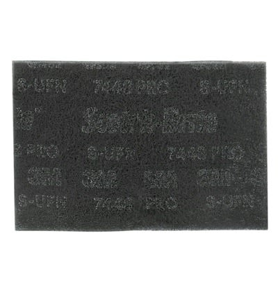 3M Black Abrasive Hand Pad 224mm x 158mm x, for Cleaning Use