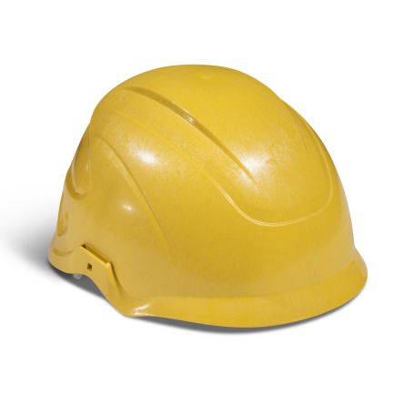 Centurion Safety S06R Yellow Safety Helmet with Chin Strap, Adjustable