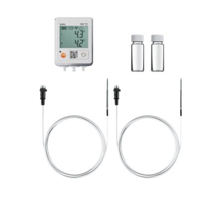 Testo 162 Temperature & Humidity Data Logger Data Logger, Wi-Fi, 1 Input Channel(s) - UKAS Calibration