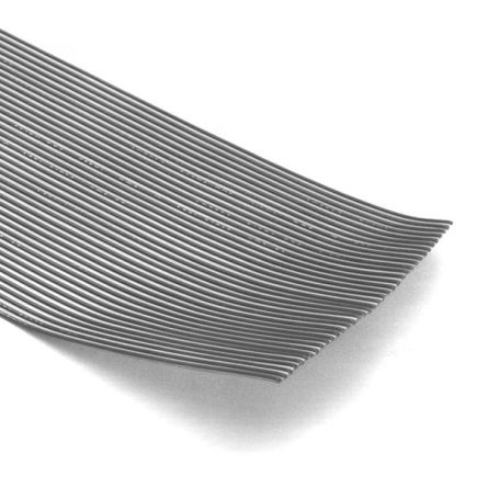 3M 8124 Series Flat Ribbon Cable, 15-Way, 2.54mm Pitch, Unterminated to Unterminated