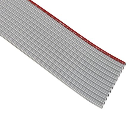 3M 8215 Series Flat Ribbon Cable, 10-Way, 2.54mm Pitch, Unterminated to Unterminated