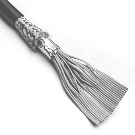 3M 3659 Series Flat Ribbon Cable, 15-Way, 1.27mm Pitch, Unterminated to Unterminated