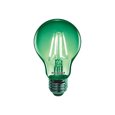 Sylvania ToLEDo Retro E27 LED Bulbs 4 W, Green, Pear shape