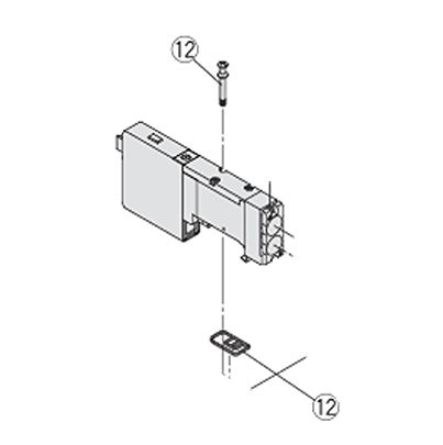 SMC 5/2 & 5/3 Solenoid Valve - Solenoid SQ1000 Series