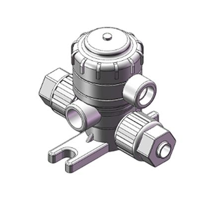 SMC Finger Valve Pneumatic Relay Pneumatic Manual Control Valve LVQ Series, 2.5mm, LVQ20-Z07R-5