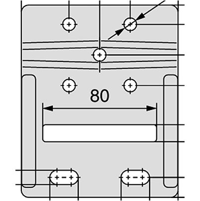 SMC Bracket, INI Series, For Use With Pneumatic Sensor