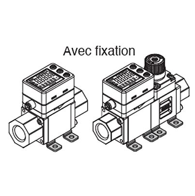 SMC Bracket, ZS Series, For Use With Pneumatic Sensor