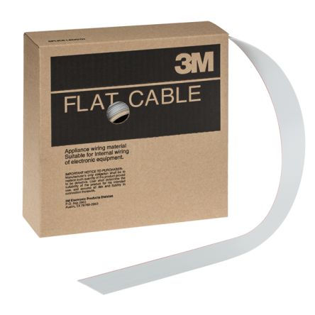 3M 3625 Series Flat Ribbon Cable, 44-Way, 1mm Pitch, Unterminated to Unterminated