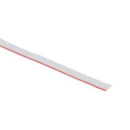 3M 3625 Series Flat Ribbon Cable, 8-Way, 1mm Pitch, Unterminated to Unterminated