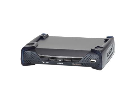 Aten 6 Port Quad Monitor USB HDMI KVM Switch, 3.5 mm Jack 3840 x 2160 Maximum Resolution