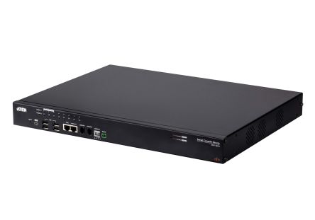 Aten Serial Device Server, 2 Ethernet Port, 16 Serial Port, Ethernet Interface, 0.3 → 230.4kbps Baud Rate