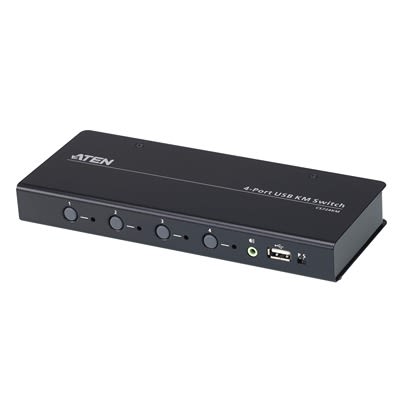 Aten 4 Port 16 USB KVM Switch, 3.5 mm Jack
