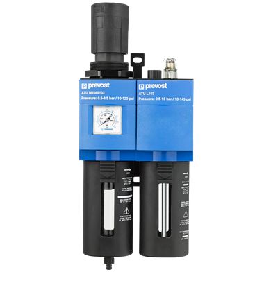 PREVOST G 1/4 Female Filter Regulator Lubricator, 25μm Filtration Size