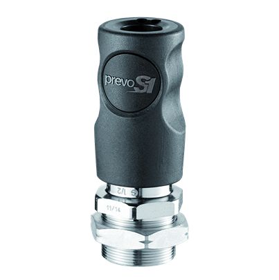 PREVOST Composite Body Female Pneumatic Quick Connect Coupling, G 1/2 Female Female Thread