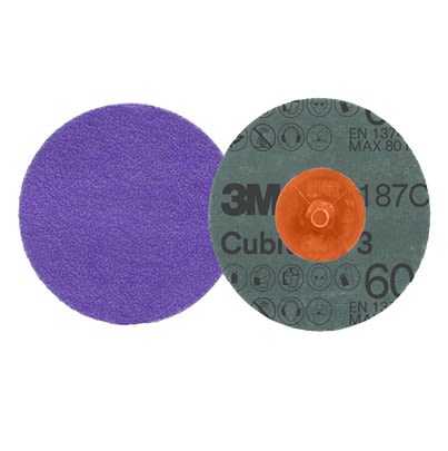 3M 1187C Ceramic Grinding Disc, 50mm, 60+ Grade, 50 in pack