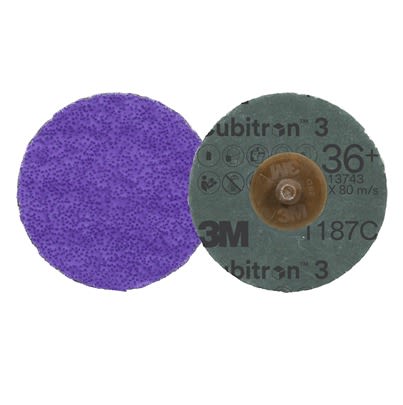 3M 1187C Ceramic Grinding Disc, 50mm, 36+ Grade, 50 in pack