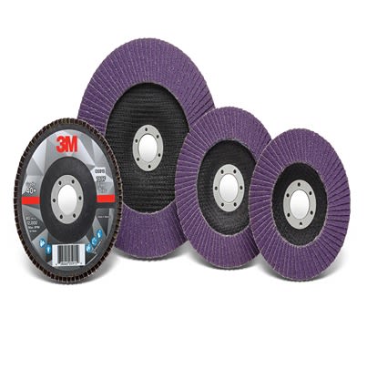 3M 769F Ceramic Flap Disc, 125mm, 40+ Grade, 10 in pack