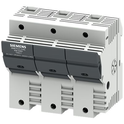 Siemens 60A Fuse Holder for Class Jmm Fuse, 3P, 600V