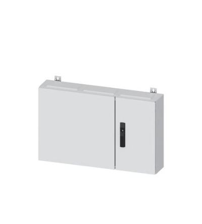Siemens Wall Mounted Cabinet Enclosure Type ALPHA 160 Series, 500 x 800 x 140mm, Steel DIN Rail Enclosure
