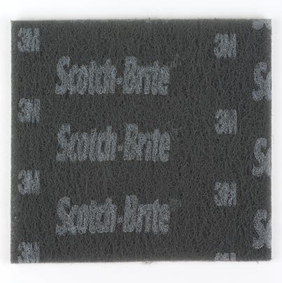 3M Black Abrasive Hand Pad 228mm x 114mm x, for Cleaning Use