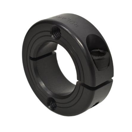 Ruland Shaft Collar, One Piece, Clamp, Bore 20mm, OD 40mm, W 15mm, 1215 Lead-Free Carbon Steel