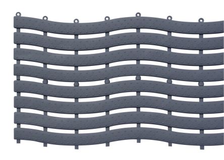 ID Group Grey Anti-Slip Polyethylene Roll 16m x 600mm x 9mm