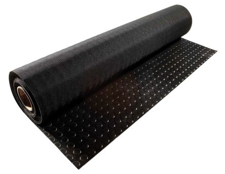 ID Group Black Anti-Slip Rubber Roll 10m x 1m x 3mm