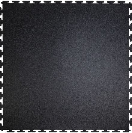 ID Group Black Anti-slip Tile PVC Mat 50.1cm x 501mm x 5mm
