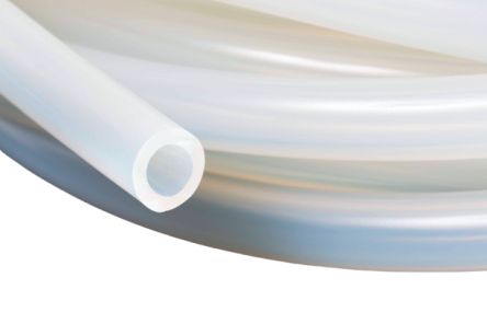 Saint-Gobain Industrial & Consumer Solutions Saint Gobain VERSILON SR-1060 Silicone, Flexible Tube, 7mm ID, 10mm OD, Transparent, 25m